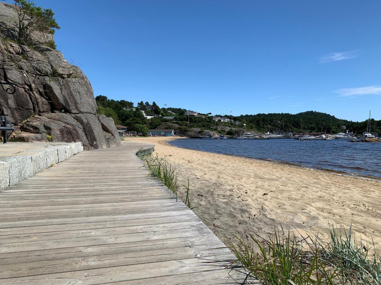 Oppdag Arossanden 4 M Din Perfekte Strandferie! Kristiansand Exterior foto